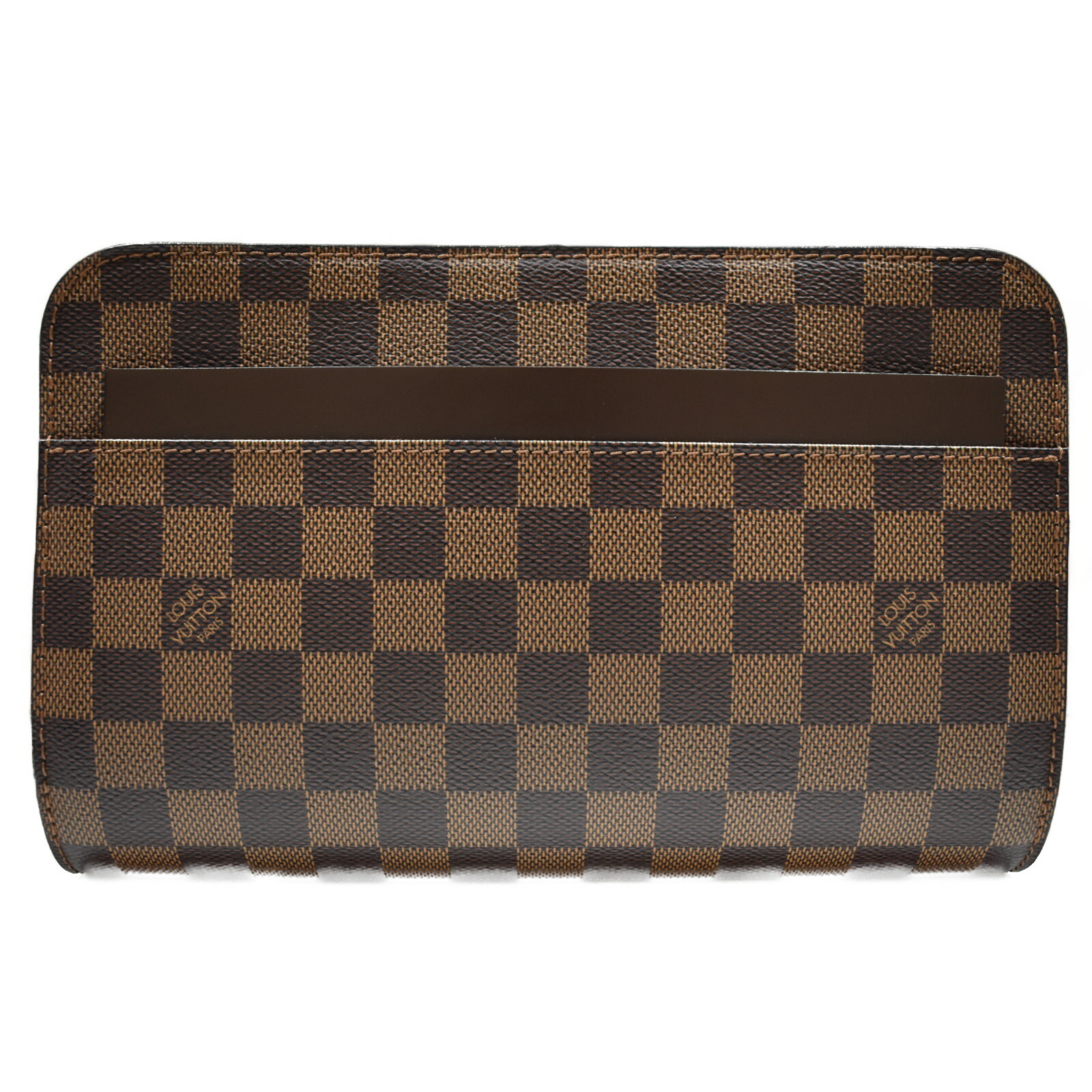 Louis Vuitton SaintLouis Clutch Bag Brown